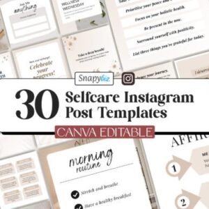 Free Self Care Instagram Templates