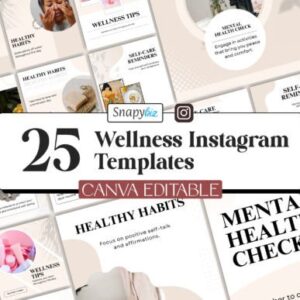 Free Wellness Instagram Post Template